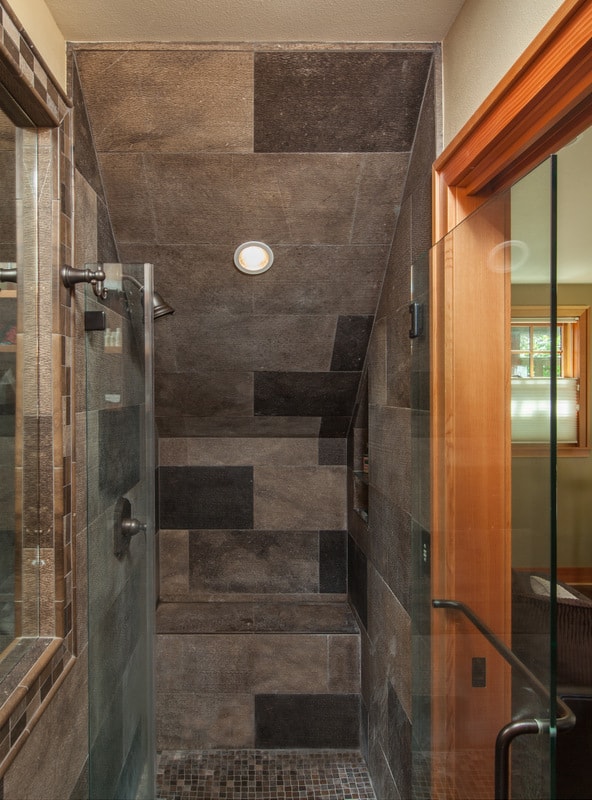 Carriage House Conversion shower