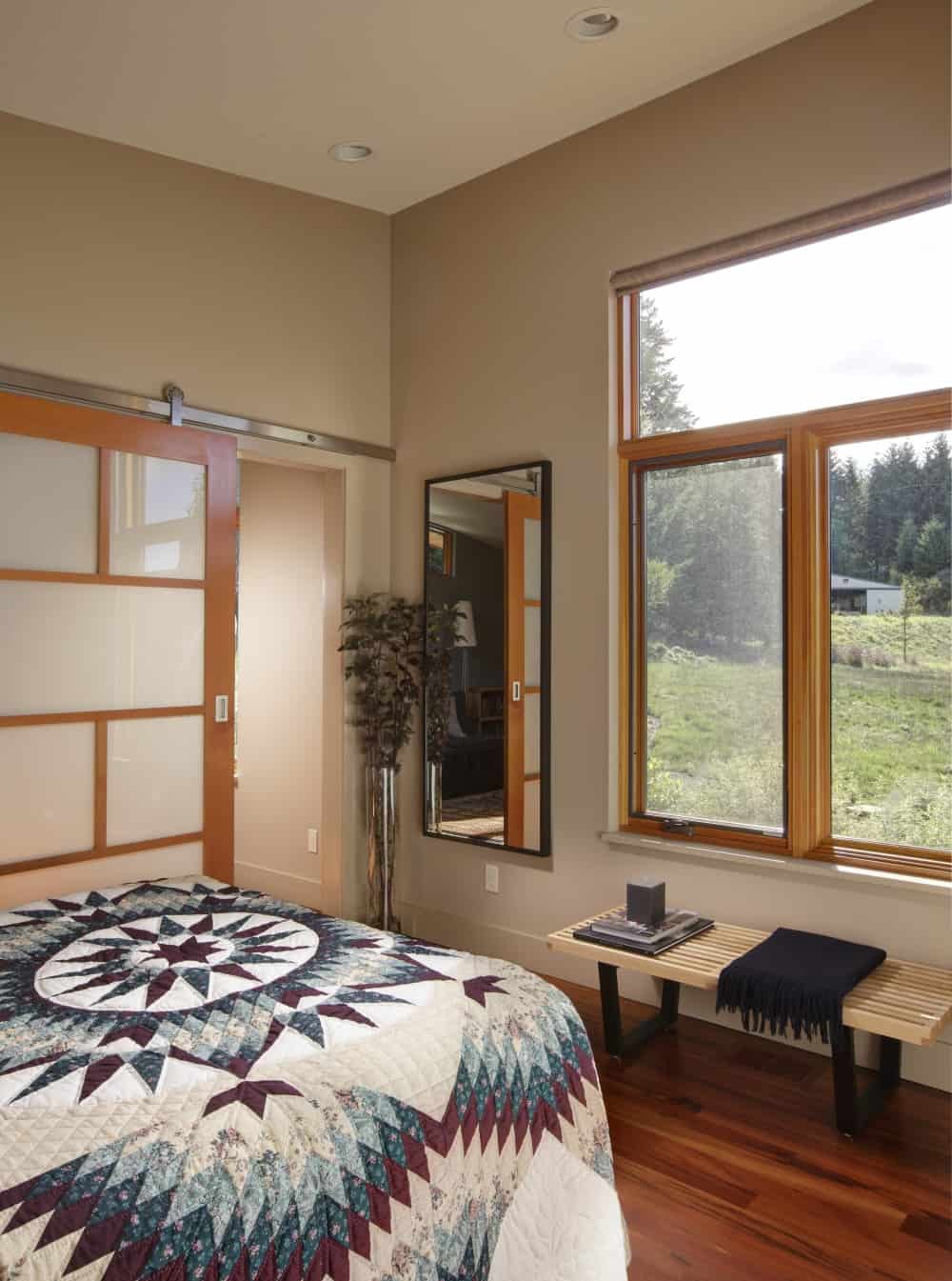 New Modern Ranch House bedroom
