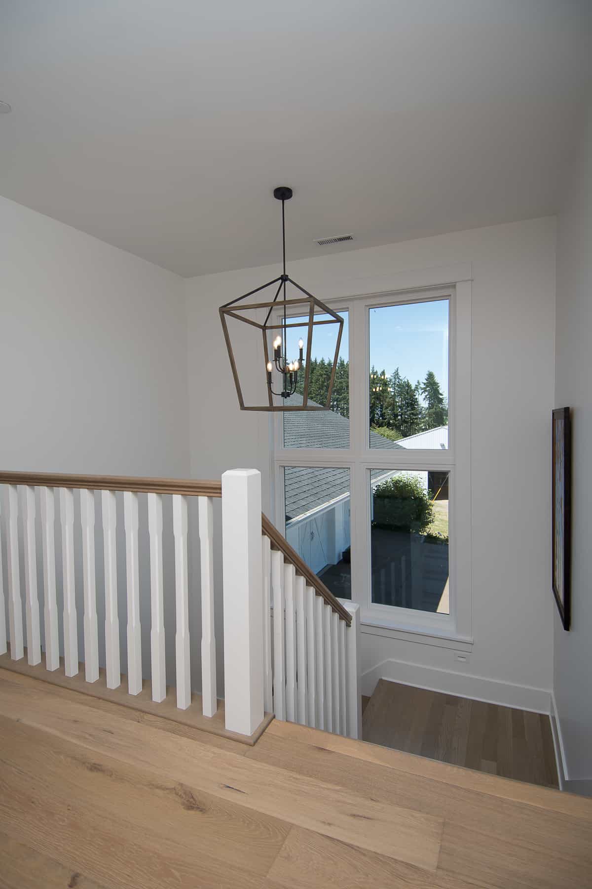 Historic Farmhouse Reconstruction stairwell