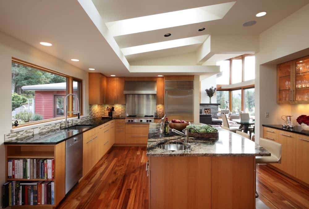 New Modern Ranch House kitchen