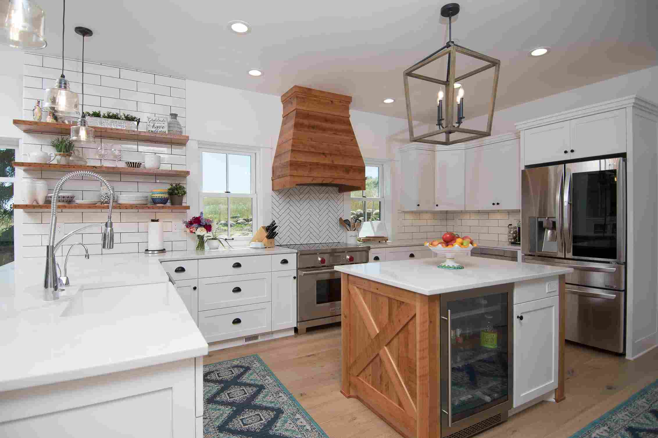 Historic Farmhouse Reconstruction kitchen