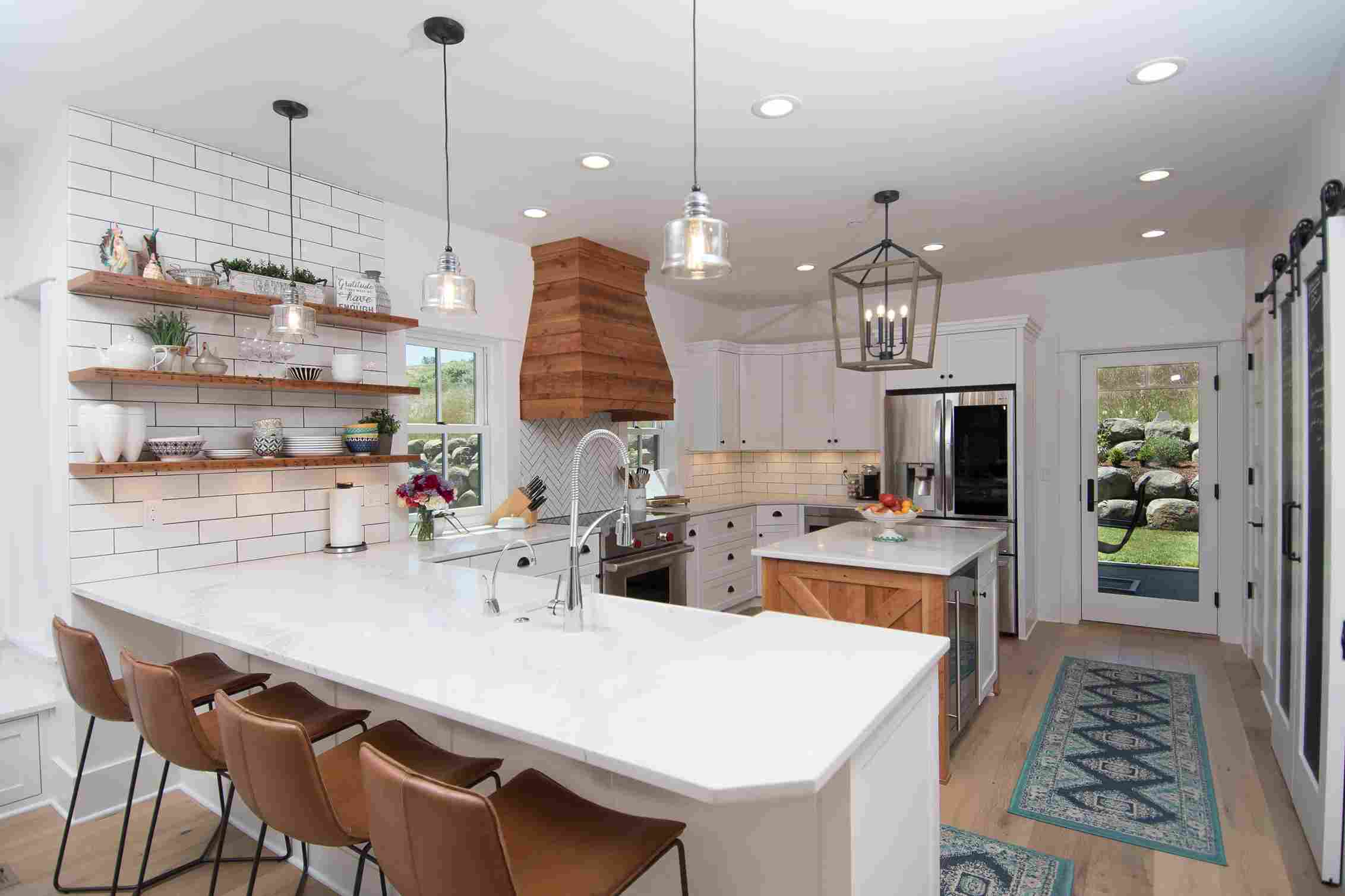 Historic Farmhouse Reconstruction kitchen