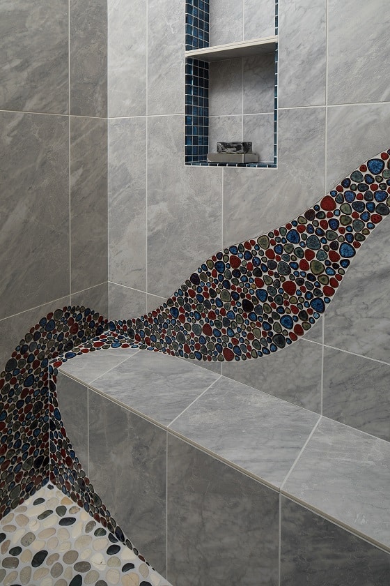 Eugene Bathroom Remodel tile work