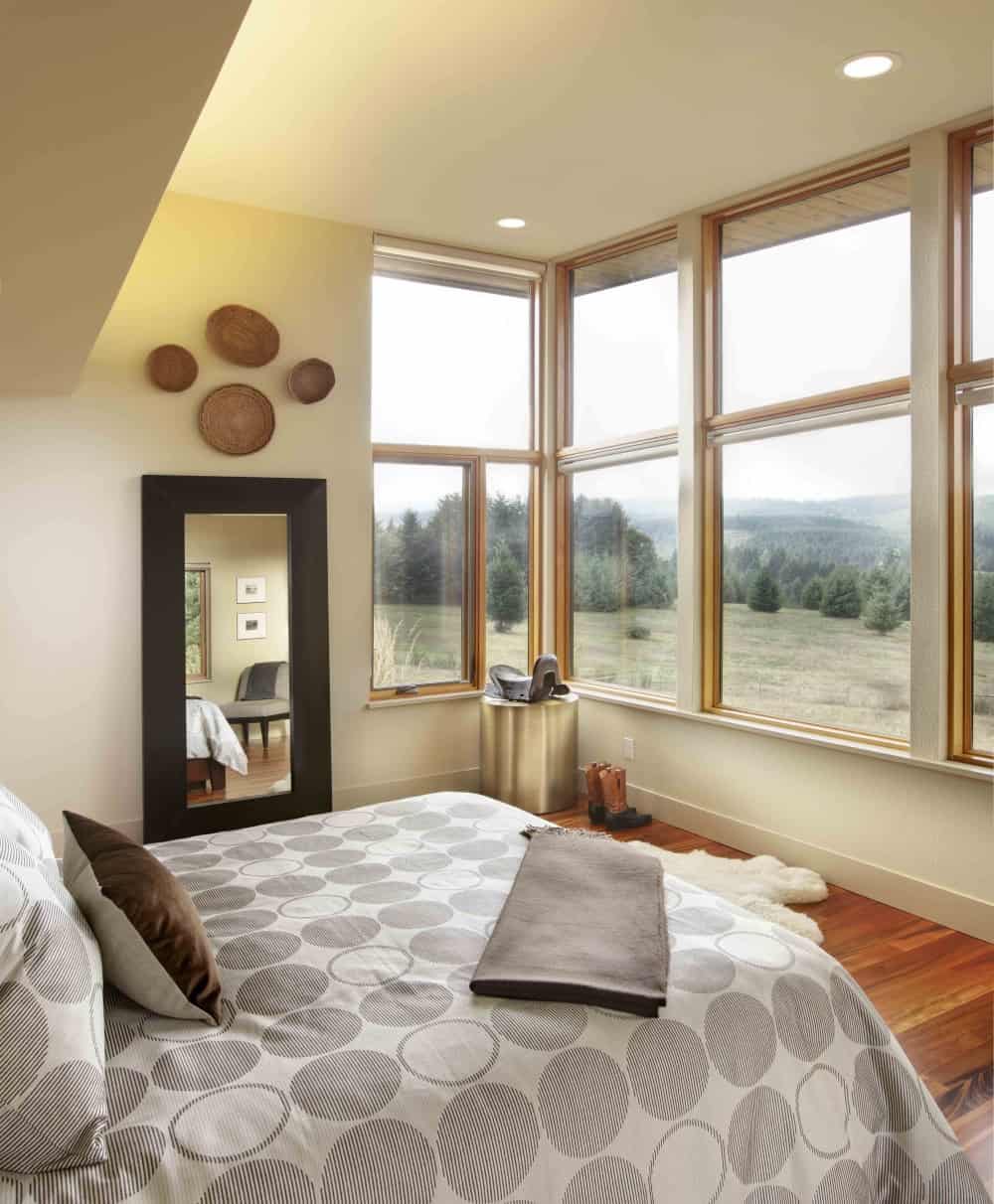 New Modern Ranch House bedroom