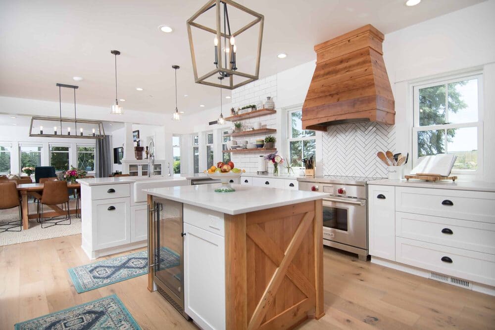 Historic Farmhouse Reconstruction kitchen