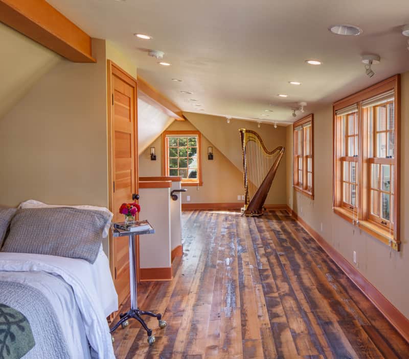 Carriage House Conversion bedroom