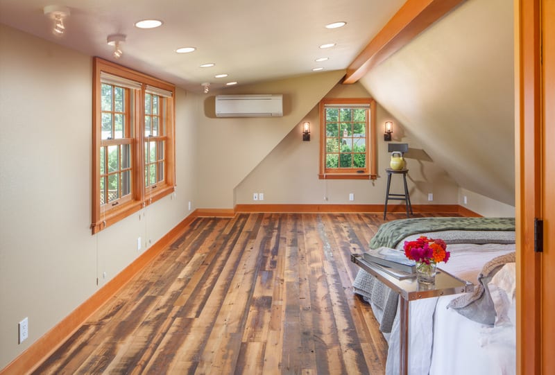 Carriage House Conversion bedroom