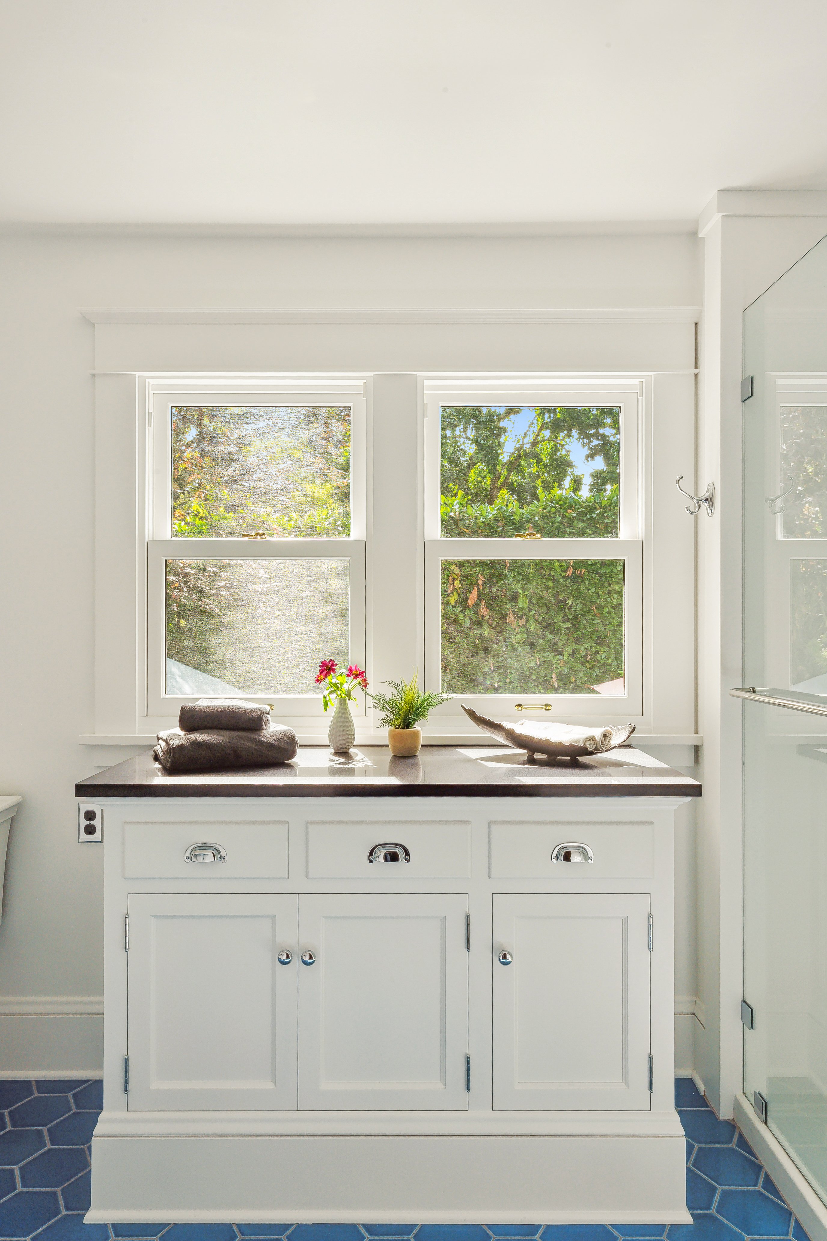 Custom Bathroom Storage