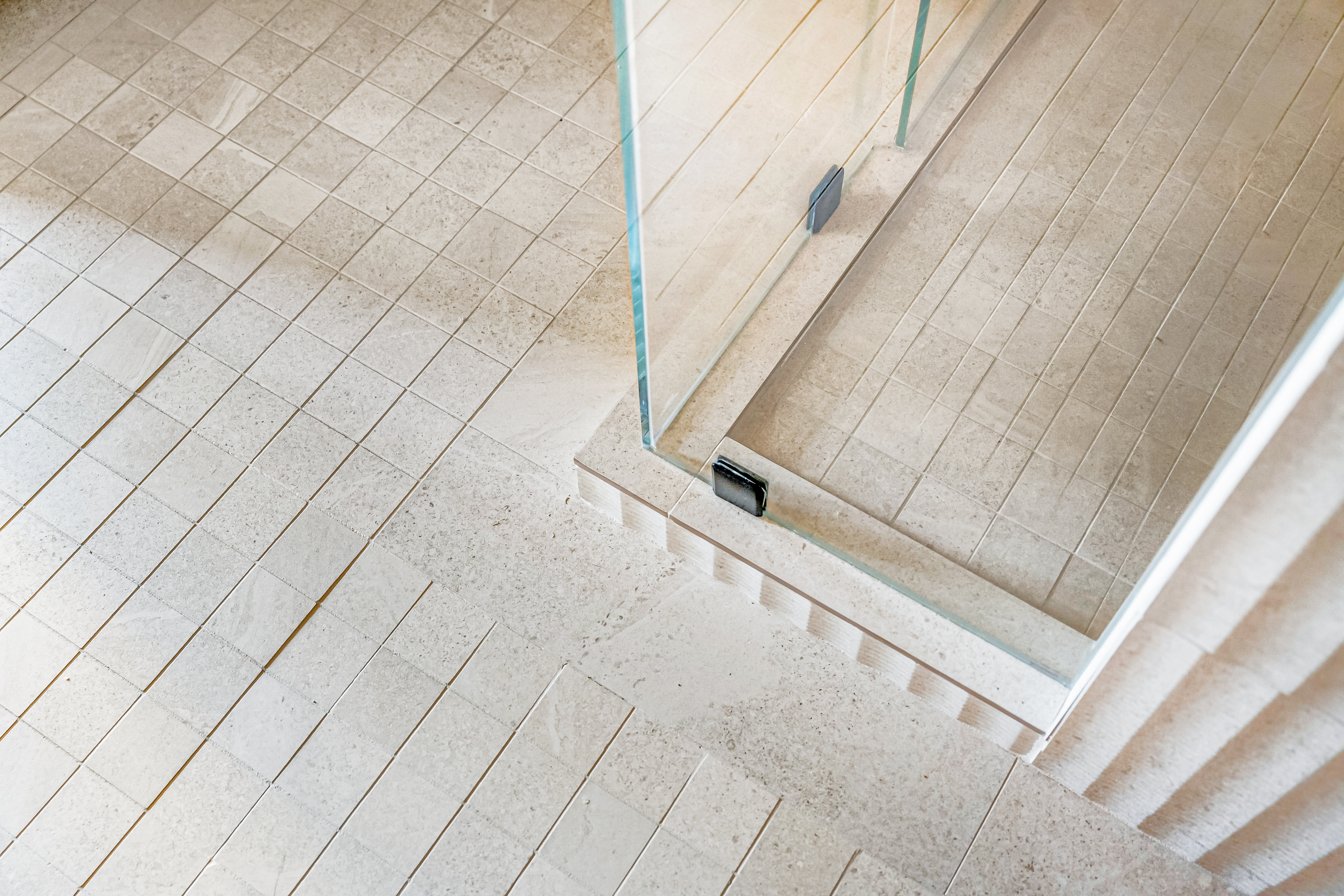 Bathroom Tile and Shower Detail Shot